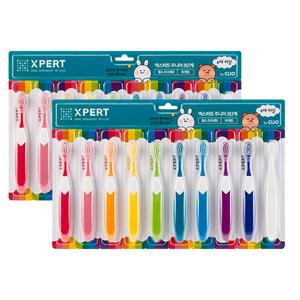 크리오 엑스퍼트 초극세모 불소 어린이칫솔 3단계/6세이상 20개