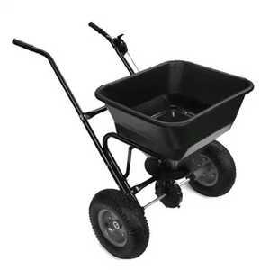 염화칼슘 살포기 수동 제설 작업 비료 퇴비 수레 카트