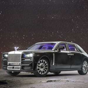 124 롤스로이스 다이캐스트 자동차 팬텀 피규어 미니카 장난감