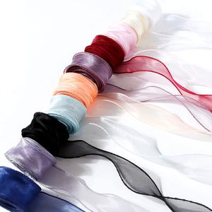 설날포장 오간디 포장 선물 쉬폰 리본