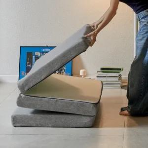 라이프먼트 탄탄한 3단 접이식 메모리폼 매트리스 고밀도 55kg/m3