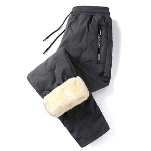 깔깔이바지 남자 방한 패딩 겨울 솜 작업 바지(XL-5XL)