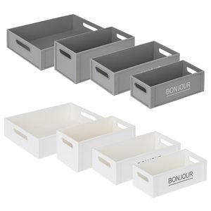 FF 창신리빙 프랑코 레터링 바스켓 1호 2호 3호 4호 ( 바구니 바스켓 수납 정리 보관용품