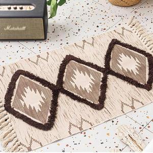 [JHOR8373_51]북유럽풍 코튼 인테리어카페트 러너 침실