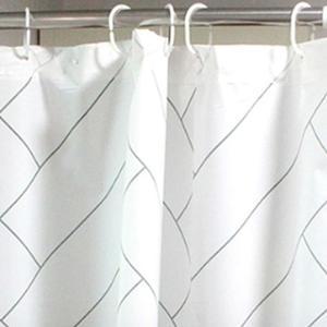 [JHOR11TR_51]화장실커튼 커텐링 욕조 화장실 화이트