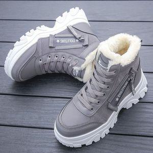 여성 겨울 털부츠 기모 운동화 하이탑 워커 키높이 숏앵클부츠 발편한부츠 발목부츠 여성앵글부츠 여자앵클