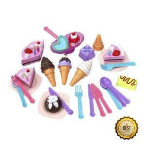 유치원 카페놀이 케이크 아이스크림 모형 완구 소꼽놀이 식사놀이 가정놀이
