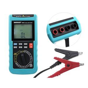 ALLOSUN 디지털 케이블 길이 멀티미터 와이어 게이지 전화 LAN 네트워크 트래커 테스터 온도 옴 저항계