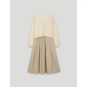 [코데즈컴바인](대구신세계) 니트가디건 우븐원피스 셋업 (CKA-OP503W2)