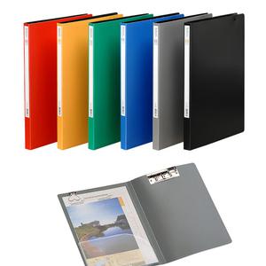 문화산업 PP 멀티 레버클립화일 하트클립 A4 칼라 플라스틱 원터치 펀치리스 파일