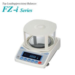 분동내장형 발란스 FZ-500i 한국AND 520g/0.001g 정밀저울 대학교 실험 실습실 자동홀드 비교기능 RS232C 통신 방풍케이스 포함 원형 짐판 130mm