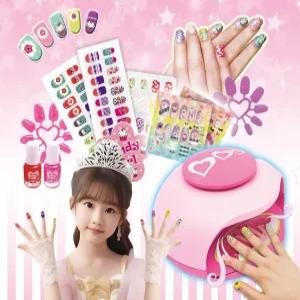어린이용 완구 네일아트 세트 1P 매니큐어 장난감 여아 미용놀이 손톱꾸미기 스티커
