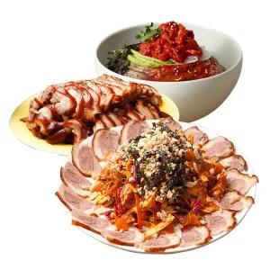 [동해막국수BEST] 국산순살족발 1팩+비빔막국수 1팩 / 강릉맛집