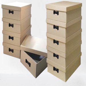 쥬비스 국산 다용도 종이무지뚜껑식10P/5P 속옷정리합 이불박스 보관함