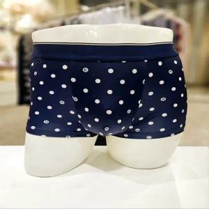 엘르이너웨어 네이비 시그니처 써클 남성 아웃밴드 드로즈 EDMDN834 NV