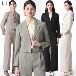 [리스트] 코튼 포켓 원버튼 크롭 재킷 (택가격 248000원)