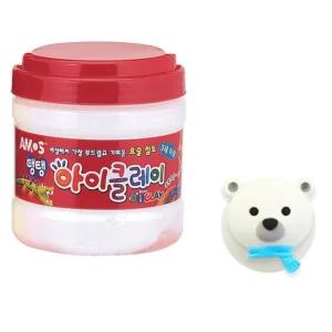 아이클레이 대용량 컬러 점토 미술 활동 흰색400g