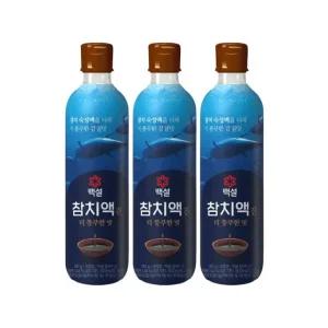 [CJ]백설 참치액 진더풍부한맛 900g x3개