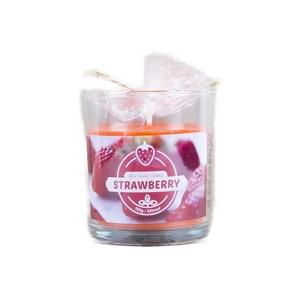 캔들 제이앤지 글라스 향초 155g 스트로베리 소이