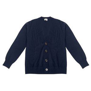 [버버리] 여성 도녹 울 체크패치 가디건/네이비/80741991