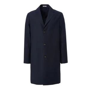 [롯데백화점]맨잇슈트 [지스테이지] 남성 네이비 솔리드 트렌치 간절기 맥코트 (102)