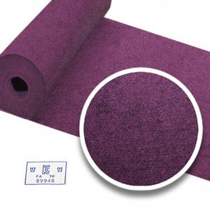 방염 시설 바닥 부직포 롤 보라색 2x36m 롤카펫 보양