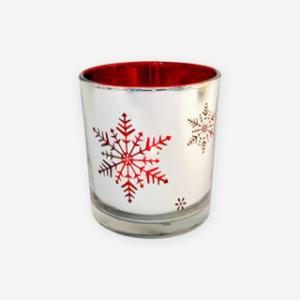 [HYIK0O7F_4B]7온즈눈꽃빨강 캔들용기 200ml 인테리어