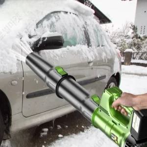 눈치우는기계 제설송풍기 소형 차량용 눈밀대 블로워 전동 눈삽 눈 눈치우는도구