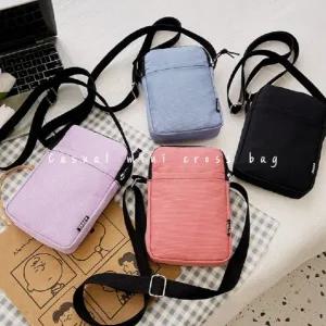 이룸 캐주얼 미니 크로스백 여행 핸드폰 가방