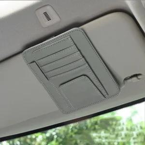 심플카 썬바이저 카드 포켓 그레이/차량용/보관/자동차/수납/지갑/선바이저/차량용바이저/차량용케이스/실