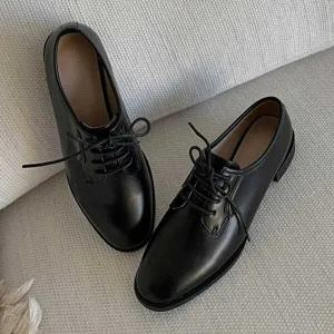 여성 로퍼 옥스퍼드 슈즈 유니화 캐주얼 정장 구두-WB6478A