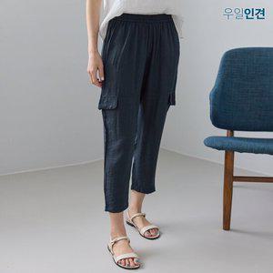 [우일인견] 가볍고 시원한 인견 링클 호박 카고팬츠