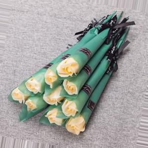 비누 향기가득 장미꽃 한송이 10송이 한다발 꽃바구니