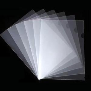 L자 파일 유행A4 클리어 30p 투명 서류정리 폴더 분리수납