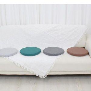 원형 메모리폼 식탁 카페 쿠션 메모리폼 방석 코튼 식탁 방석 의자 쿠션