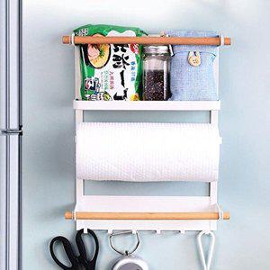 [셀러허브 패션][JH0P8S97_52CR]냉장고 사이드 자석 선반 벽걸이 수납