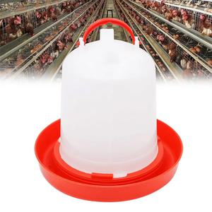 반자동 닭 물통 새 급수기 병아리 사료통 모이통 조류 밥그릇 원통형 물그릇 성조 사육장 모이 급식기