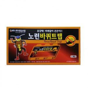 끈끈이 바퀴잡이 바퀴벌레약 노런바퀴트랩-5매입 (3j1IX)