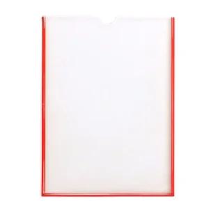 (A4) 부착식 투명 인포프레임/부착용/꽂이판/케이스/게시판/메모/꽂이/아크릴/쇼케이스/표지판/게시물/포켓