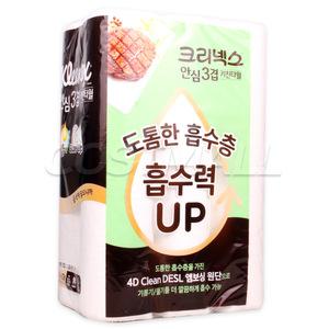 크리넥스 안심 3겹 키친타올 160매 x 12롤/화장지 코스트코