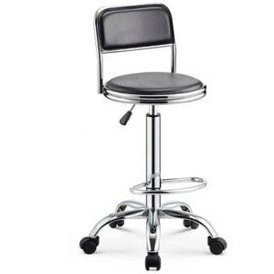 의자 등받이 높은 홈바의자 미니멀 카페체어 라탄 키높이 회전 골드프레임 nerd