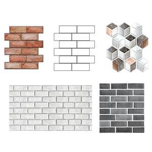 3D 입체 심플부착식 파벽돌 폼벽지 스티커 셀프 시공