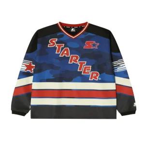 [스타터 블랙라벨] 카모스타 V넥 저지 (블루) SA243ILS14_BLU