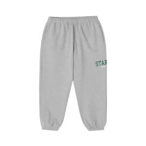 [스타터 블랙라벨] 뉴 헤이븐 아크 로고 헤비 스웨트 조거 팬츠 (멜란지 그레이) SA243BPT01_MLG