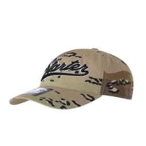 [스타터 블랙라벨]웨이브 로고 카모 볼캡 (베이지) SA245AAC08_BEI