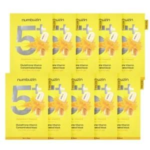 넘버즈인_5번 비타민 씨 뿌려만든 글루타치온 필름 팩 10매