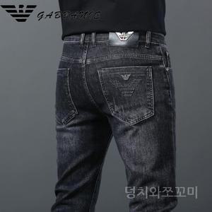 여름 남성 슬림 청바지 얇은 코튼 바지