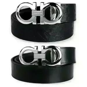 디몬트 페레가모 남성 더블 간치니 리버시블 벨트(블랙) 675542 0724127 111