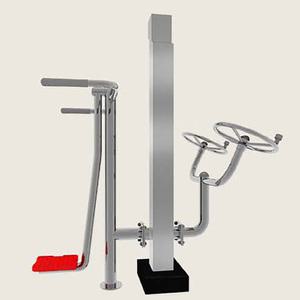 TK 파도타기+어깨근육풀기 2인용 스텐 복합형 VKSP-4844