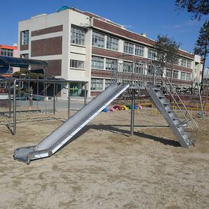 TK 미끄럼틀 스텐 1승2면 VK-1150-2M 초등학교 아파트 야외 공원 유치원 어린집 놀이터 미끄럼틀 놀이기구